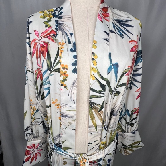 NWT Zara Tropical Print Robe/Kaftan (M) - Picture 6 of 8